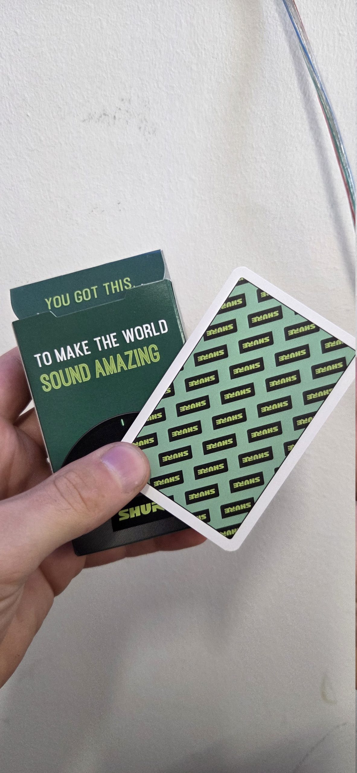 Merch och profilprodukter i kundens grafiska profil, producerade av JM Printsolutions i Stockholm